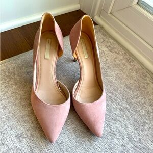 Gently used light pink suede heels by H&M. In great condition! Size 6.5US/37EU